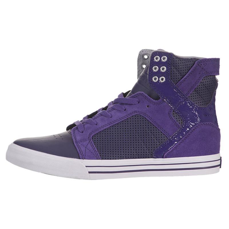 Supra SKYTOP Sneaker High Damen Lila Online Kaufen LBFAR2847